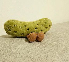 Amuseable Green Pickle Plush Doll Jellycats style Cute Toy Xmas Gift