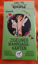 Zigeuner KARTEN 1901 Wahrsager Tarot, Orakel, Wahrsage-karten Legekarten PIATNIK