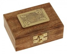Spielkartenbox mit Skat-Karten