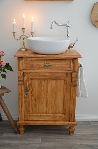 Massiv holz waschtisch mit - waschtisch,