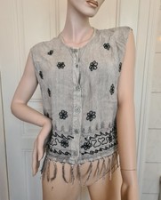 Boho Weste / Oberteil Gr. 38 M