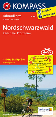 Kompass fahrradkarte 3094 - kompass,
