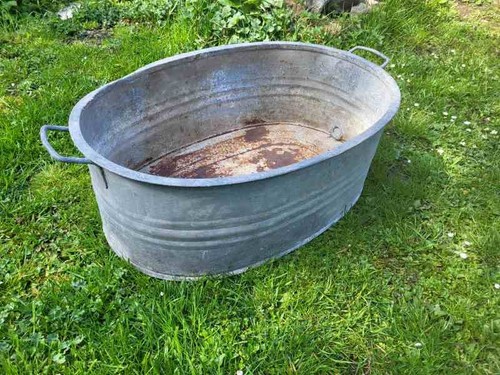 Alte zinkwanne wanne - zinkwanne,,