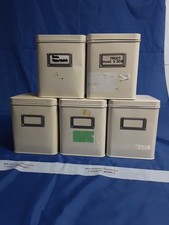 5er-Set Horo-Dosen / Tee-Dosen, Blech-Dosen 3 Liter