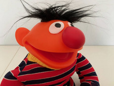 Sesamstrasse Ernie Handpuppe, 70er, Original, Kult, rar, Top-Zustand