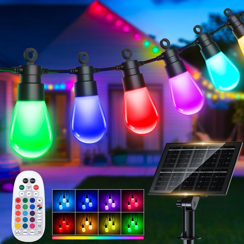 Solar lichterkette außen rgb - solar,