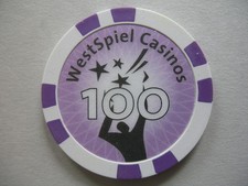 alter SPIELBANKJETON WESTSPIEL