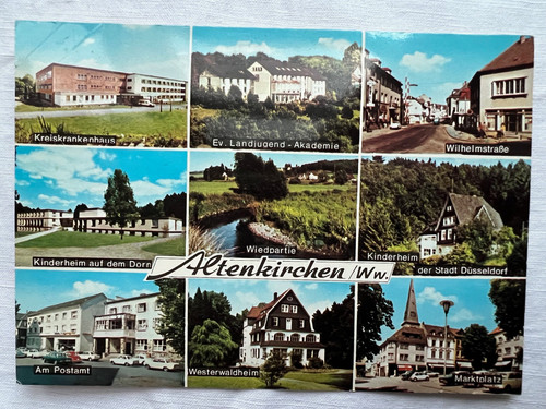Postkarte von altenkirchen - postkarte,