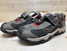 RIEKER DAMENSCHUH SANDALEN SANDALETTEN OUTDDOR/TREKKING SLIPPER GR:39 UK:6 GRAU