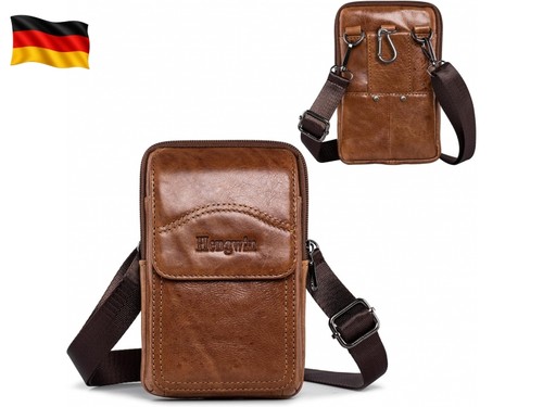 Echtes leder gürteltasche - leder,