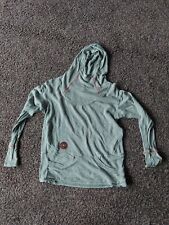 Pullover Sweatshirt Grün Khaki Blutsgeschwister Kapuze Bauchtasche M 36 38