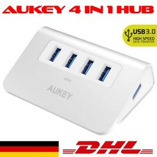 AUKEY 4 IN 1 HUB CB-H5 , USB 3.1 Gen 1 Hub, Aluminum Alloy 4-Port USB 3.0 Data 