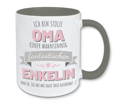 Tasse stolze oma einer - oma,