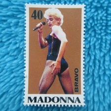 MADONNA Briefmarke Stamp BRAVO