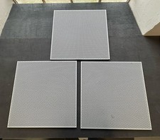 Original USM Haller Tablar 50x50 Lichtgrau Perforiert/gelocht 3 Stück