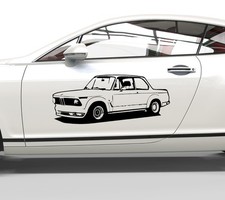 Autoaufkleber bmw 2002 turbo - autoaufkleber,