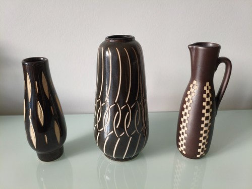 Vintage west german sgraffito - vintage,