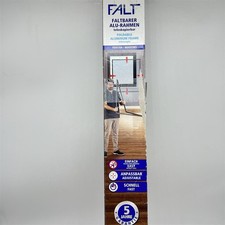 tesa Insect Stop FALT Fenster - Faltbarer Alu-Rahmen - Fliegengitter mit verstel