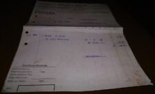 rechnung alt antik zeller & gmelin mineral öl raffinerie eislingen 1915 top deko