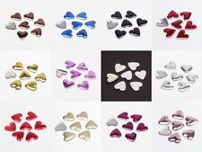 100 Hotfix Herzen Herz 6mm Farbwahl Nailheads Bügel-Nieten zum Aufbügeln