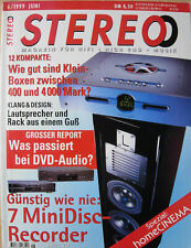 Stereo 6/99 ALR Note 3, Piega P 8, YBA Sonata,  Audio Exklusiv P7, Bonsai Primus