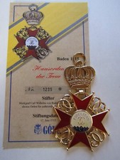 Hausorden der Treue, Baden