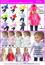 18" Puppenkleidung 8 Farben