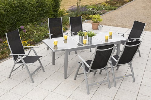 Alu gartenmöbel set - alu,
