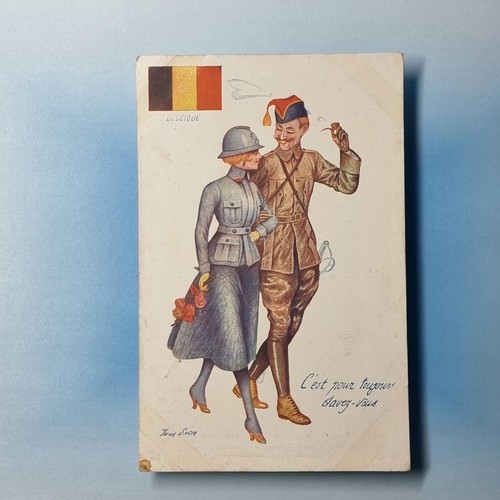 Militärpostkarte weltkrieg - militärpostkarte, 1.