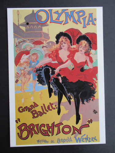 Postkarte grand ballet - grand,