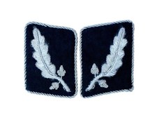 WW2 SA Standartenführer Kragenlaschen handgestickt Repro Sammler Set
