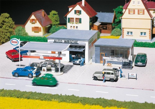 Faller 191843 tankstelle mit - tankstelle,