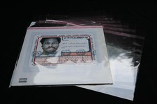 50 Japan LP Schutzhüllen mit Verschluss 325x315 mm, 12", hochtransparent