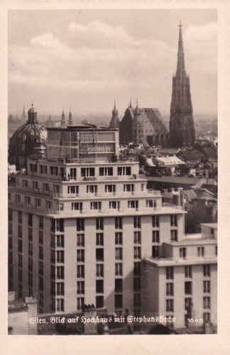 Postkarte wien blick auf - wien,
