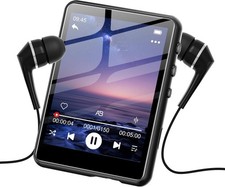 SWOFY 128GB MP3-Player mit Bluetooth 5.3-2,4-Zoll Touchscreen, HiFi-Klang,