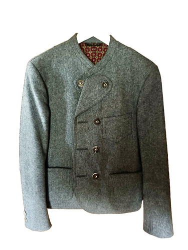Miesbacher trachtenjacke grau - trachtenjacke,,