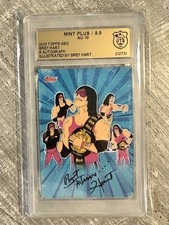 Bret Hart On Card Autogramm