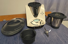 VORWERK THERMOMIX TM 31 mit 2. Topf komplett + Rollbrett -  Läuft -Waage ungenau