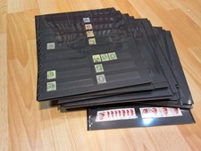 BELGIEN LAGERPOSTEN GESTEMPELT AUF SAFE STECKSEITEN  A 68