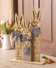 Dekofigur Osterdeko Hasenfigur