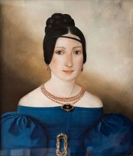 Frauenporträt Schmuck