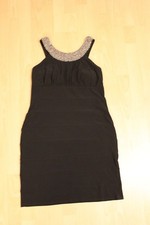 SCARLETT NITE Cocktailkleid schwarz Gr. DE 40-42 Kleid mit Perlenverzierung