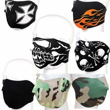 Motorradmaske Half Face aus