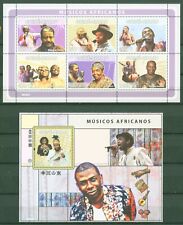Guinea Bissau 2008 - afrikanische Musiker + Musikinstrumente - Amadou & Mariam