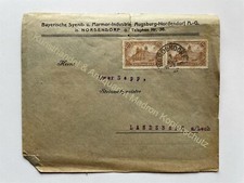 Briefumschlag Reklame Augsburg Nordendorf Sydnit Marmor Industrie 1922