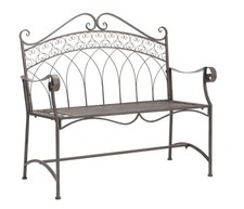 Gartenbank Antik 2-Sitzer in Vintage-Optik aus Eisen 110 x 55 x 103.5 cm, Dehner