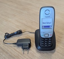 Siemens Gigaset A415 schnurlos Mobilteil TAE Telefon DECT Ladeschale, neue Akkus