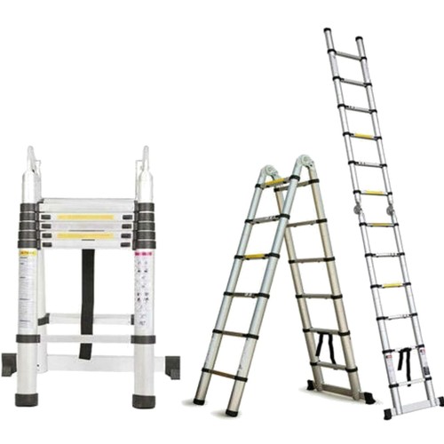 Teleskopleiter aus aluminium - aus,
