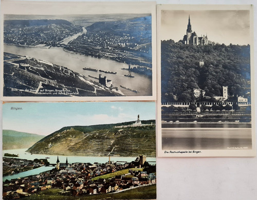 Postkarten lot bingen - lot, am