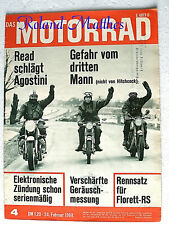 DAS MOTORRAD 4-68+MOTO GUZZI+DUCATI DESMODROMIC+PHIL READ+ZÜNDUNG